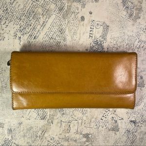 HOBO Tan Leather Wallet